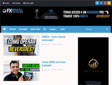 Tablet Screenshot of fxbrasiltrading.com